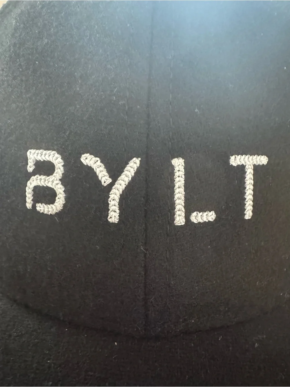 BYLT Basics Black Men's adjustable wool blend Baseball hat Cap NWOT